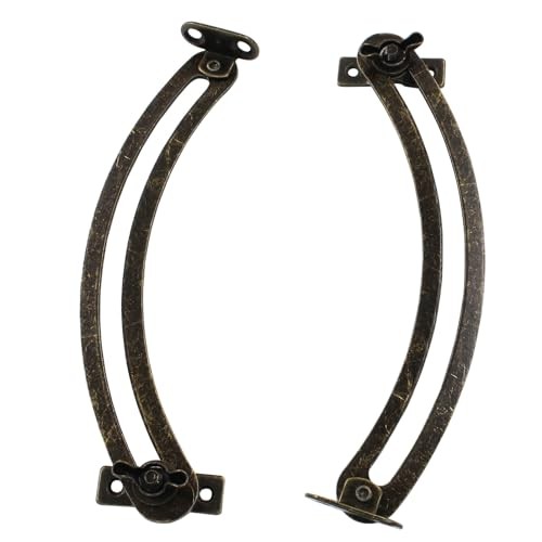 Zorfeter Bronze 7 Inch Spring Lid Support Hinge with Screws Left and Right