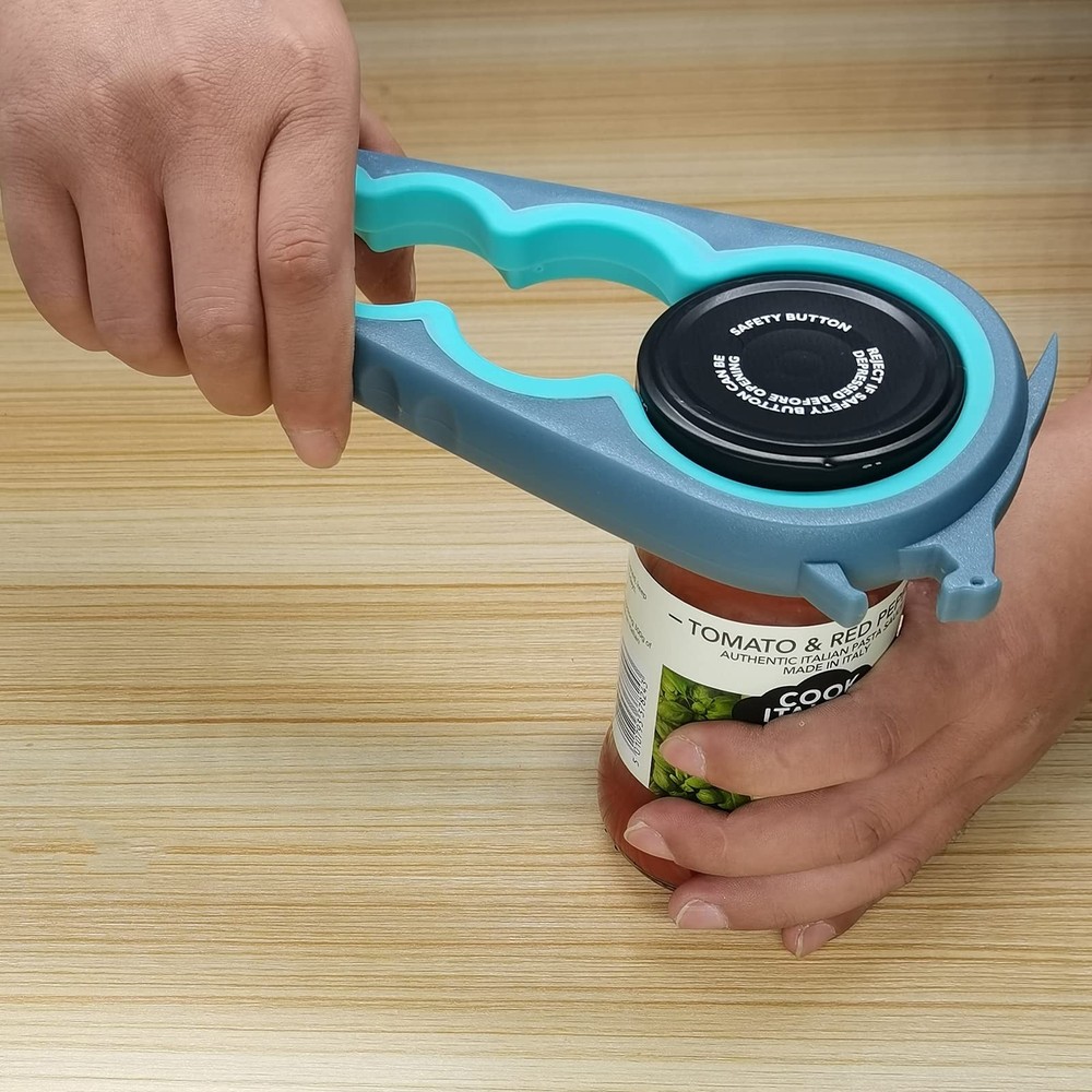 Otstar Jar Opener Bottle and Can small & medium, Blue Grey