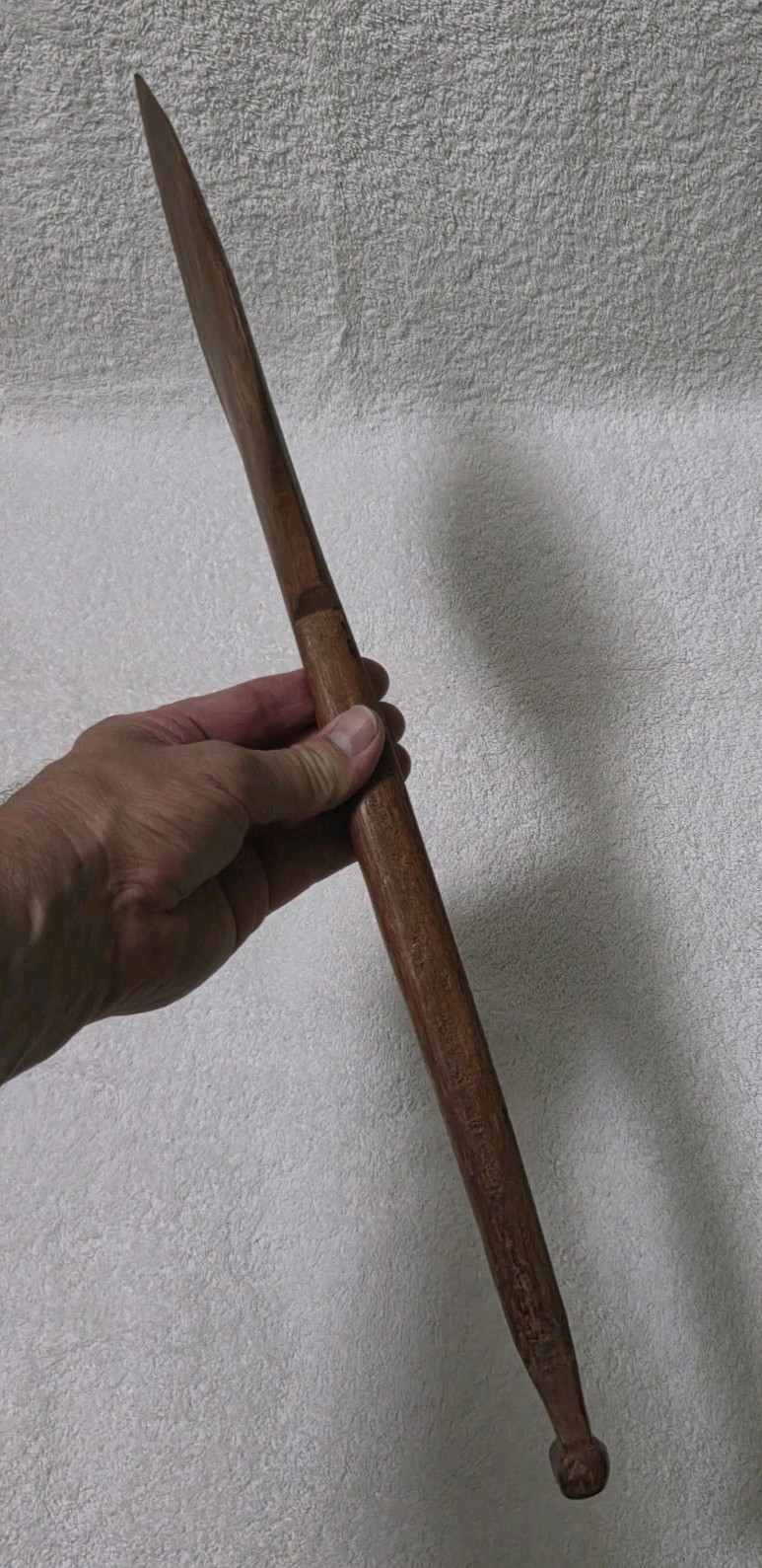 🔶️VINTAGE CARVED WOODEN PADDLE CEREMONIAL WAR CLUB SUBI OCEANIC TRIBAL ART