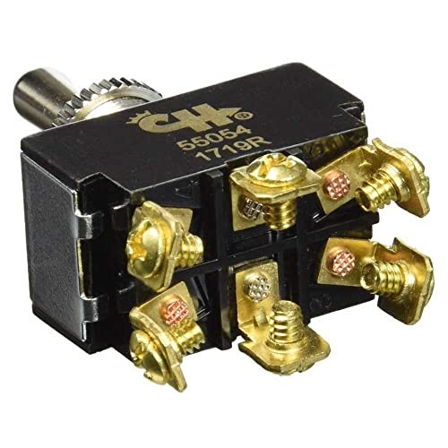 Cole Hersee 55054-BP DPDT Toggle Switch (Momentary)