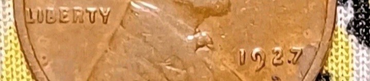 1927 1C, BN (Regular Strike) Lincoln Cent (Wheat Reverse)