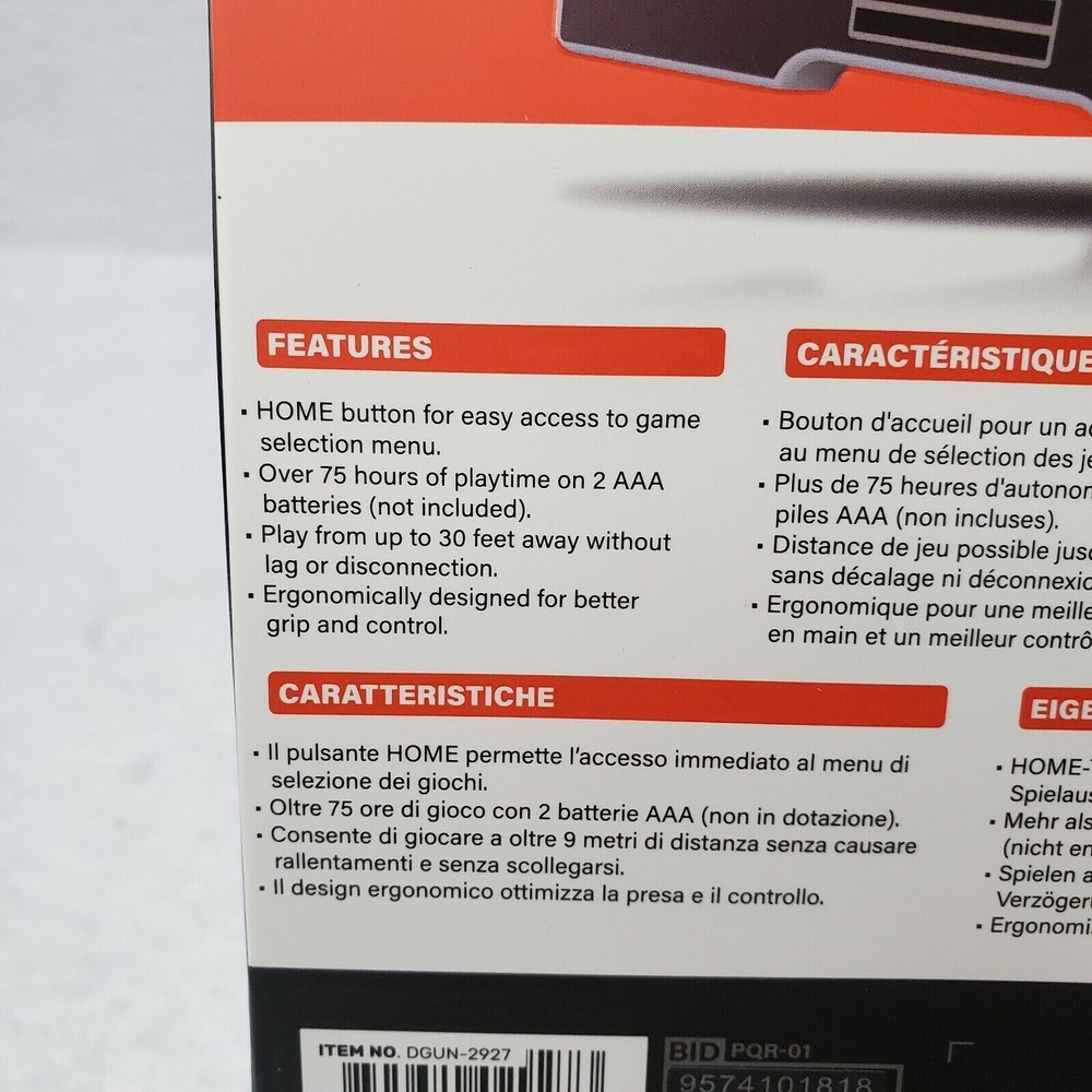 2- GamePad Classic Wireless Controllers for NES Classic Edition Wii & U SEALED