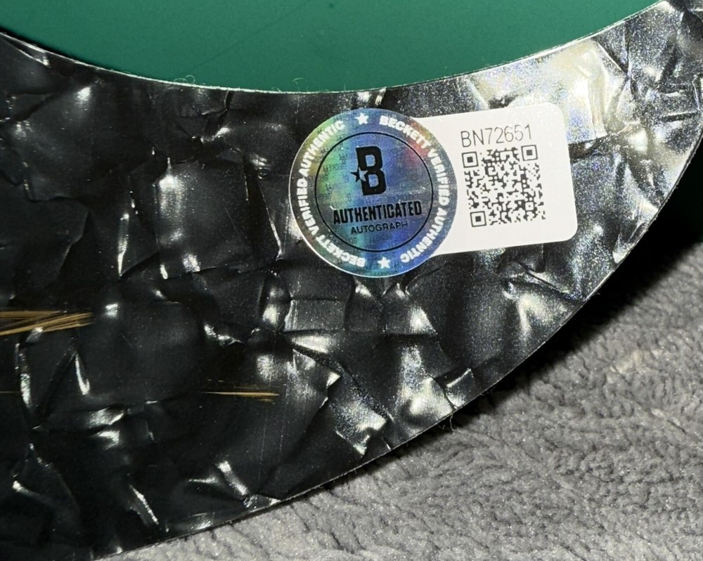 Billy Bob Thorntonautographed pickguard w/ BAS