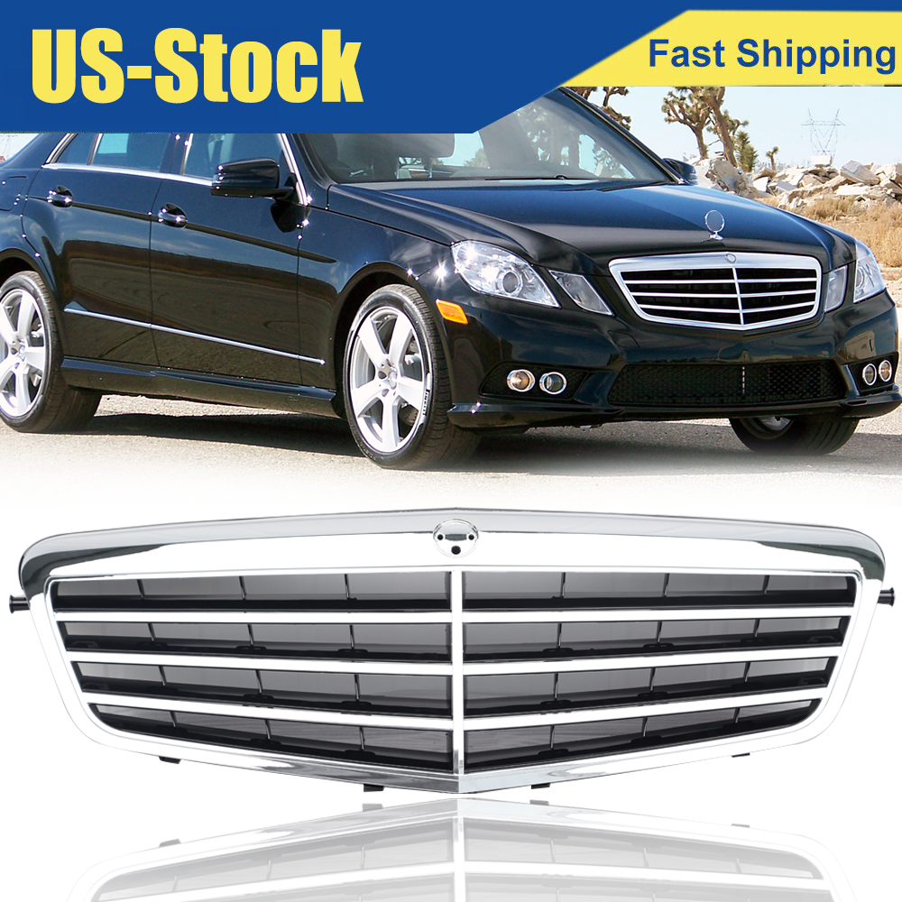 Front Bumper Grille For Mercedes Benz W212 E-Class E550 E350 E63 AMG 2010-2013