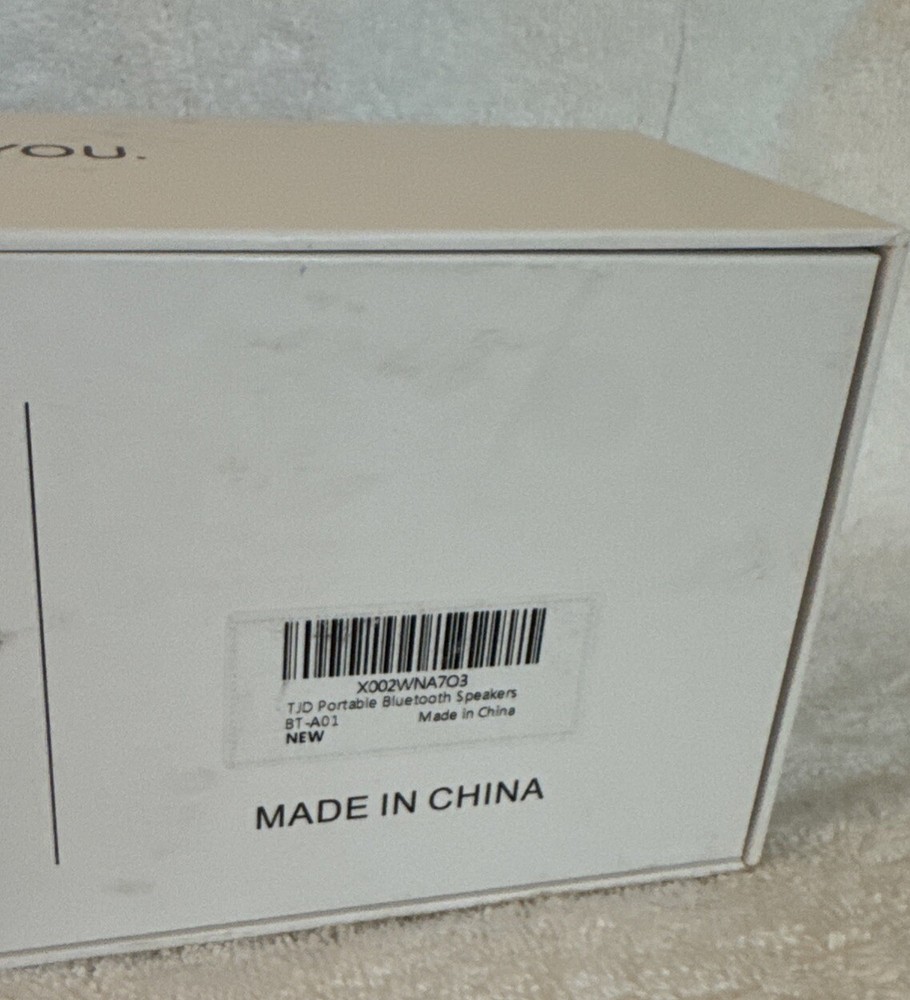 TJD MS-01Z Bluetoothportable Speaker New In Box