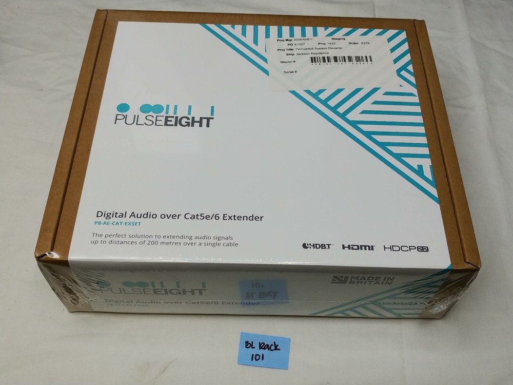 PULSE EIGHT P8-AE-CAT-EXSET Digital Audiov over Cat5e/6 Extender