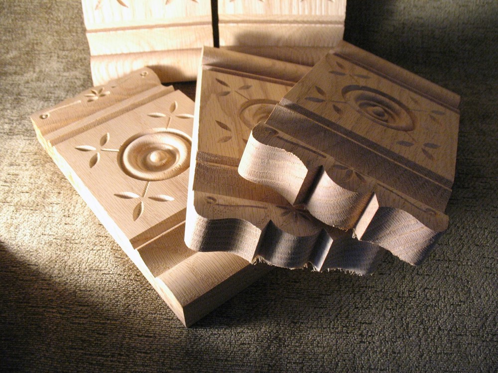 VICTORIAN SOLID OAK REPRODUCTION PLINTH BLOCKS ... SET OF 4 .. MORE AVAILABLE