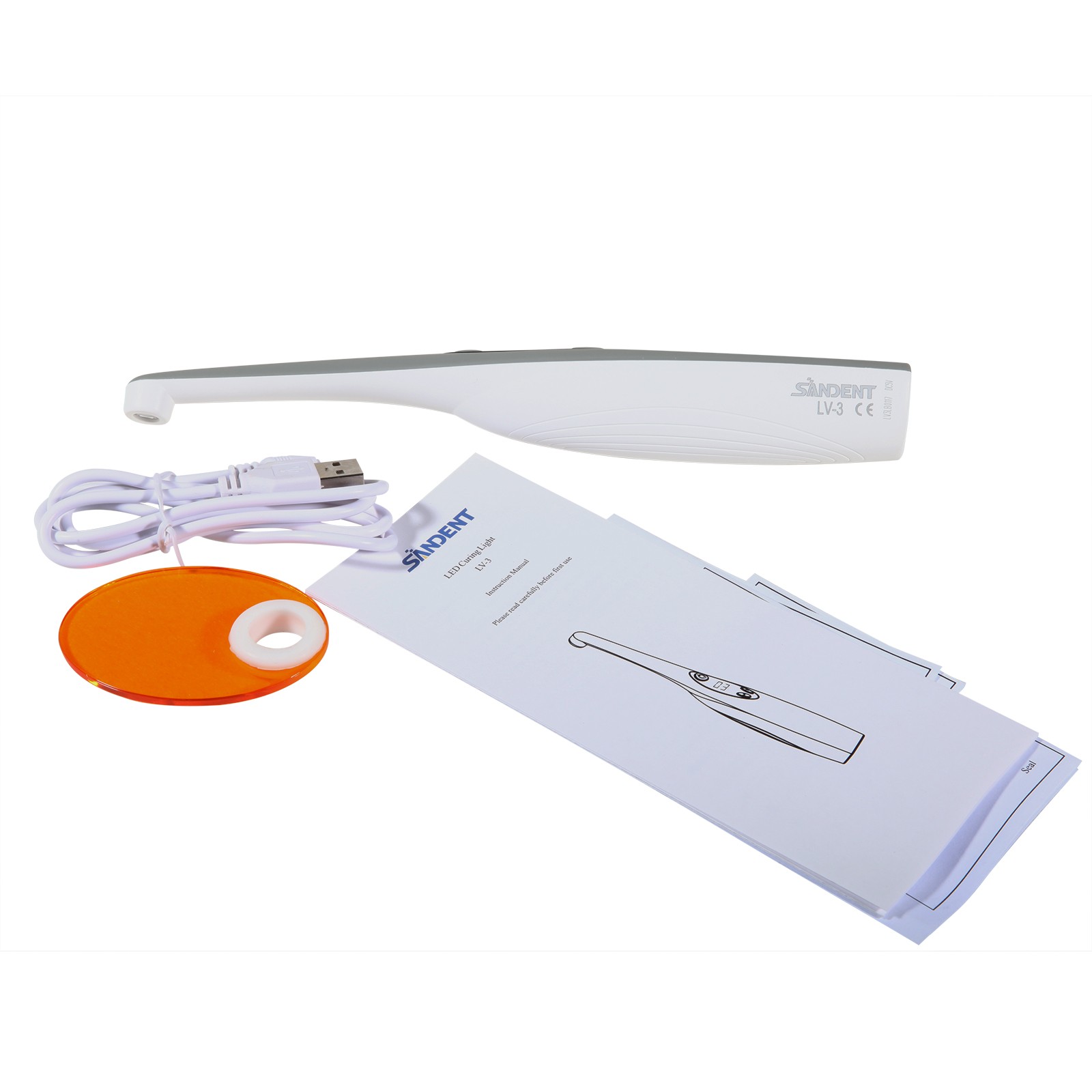 Dental Estilo Woodpecker Lampara /Fotocurado con Sistema de Blanqueamien