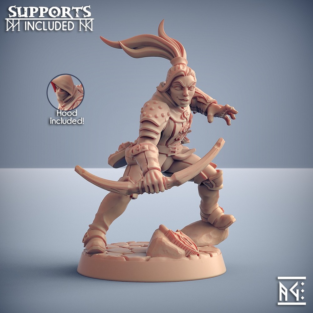 Thieves Guild Adept E -Artisan Guild DnD Resin Miniature 30mm/75mm RPG