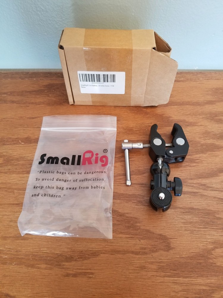 SmallRig Multi-Function Double Ball Head with Clamp 1/4" Screw Model 1138