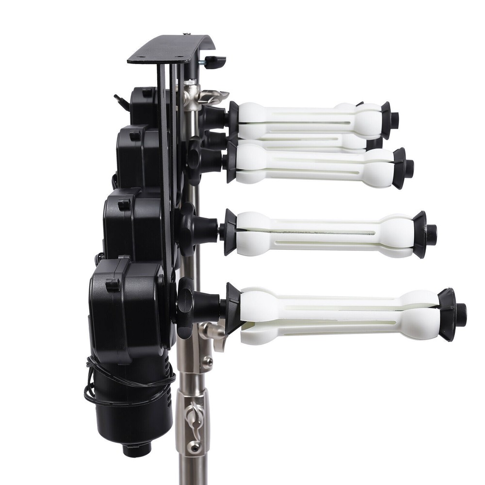 Motorized 6-Roller Backdrop Support System Wall Mounted Photo Video with Remote
