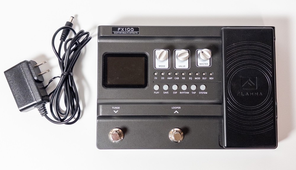 FLAMMA FX100 Guitar Multi Effects Processor Tested Working w/ Adapter