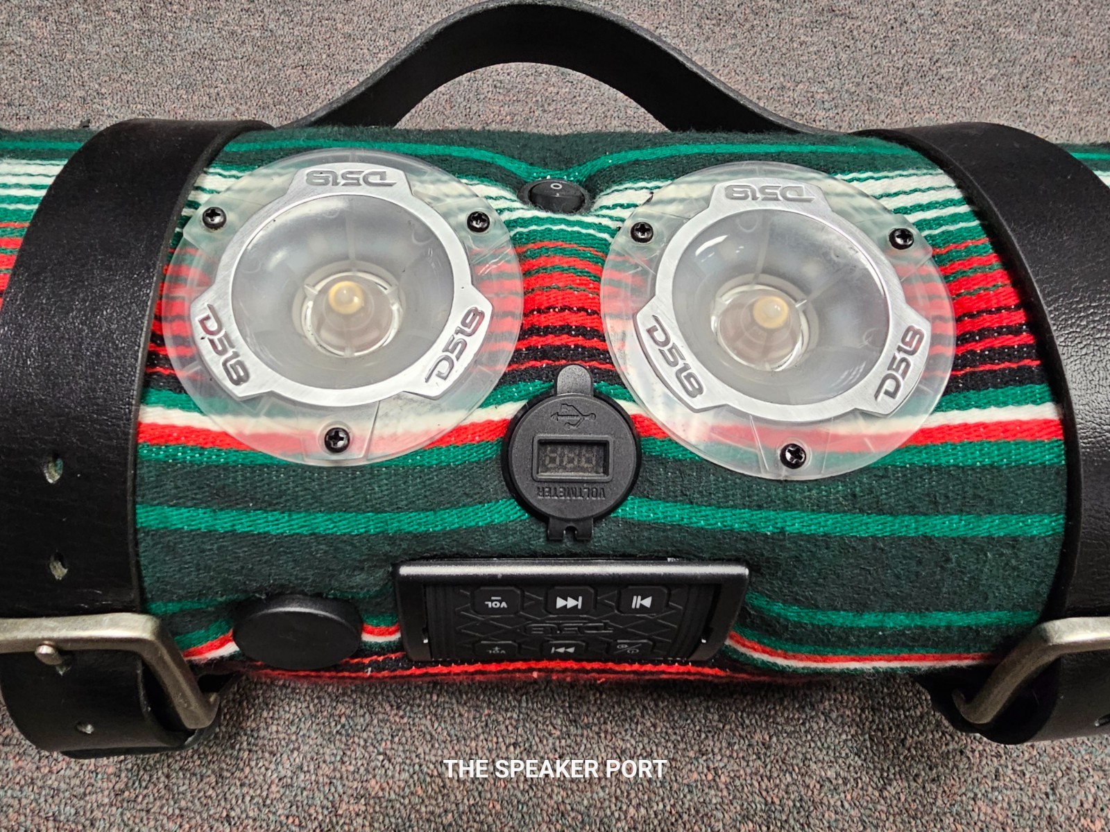 6" Bedroll - DS18 Marine Speakers, 2/2 Horn Tweeters, 1800W 4ch Amp, Bluetooth