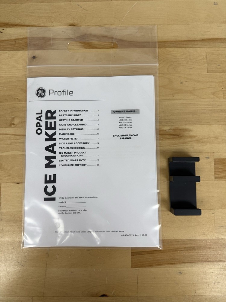 GE Profile Opal  2.0 Nugget Ice Maker (Model XPIO43SCSS)