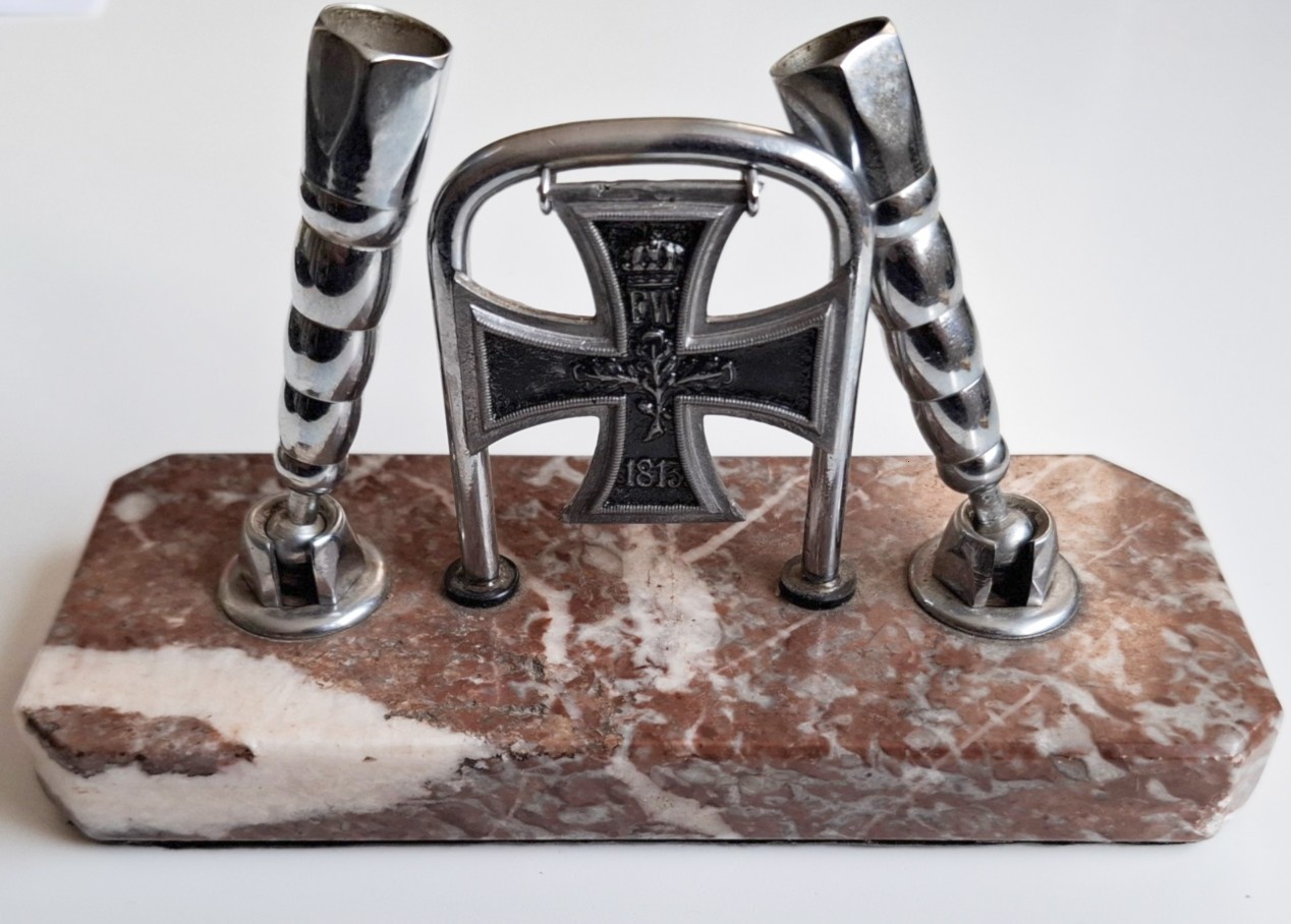 Presentation Iron Cross 1918 WWI German Imperial Prussian Officer Desk Organiser