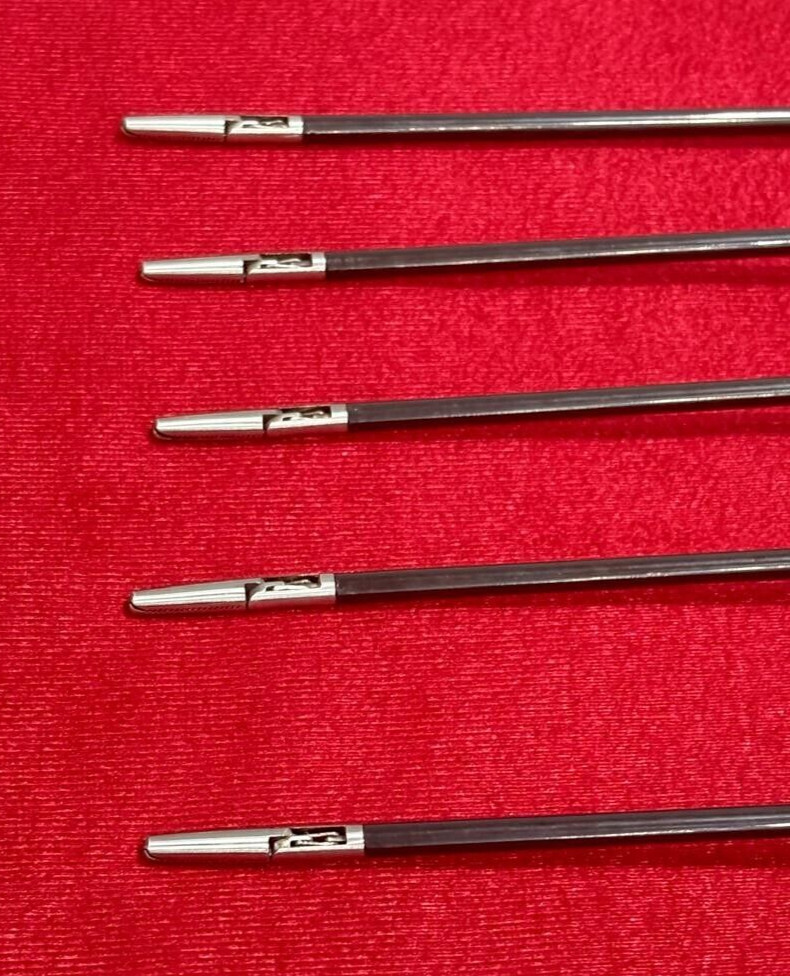 Laparoscopic Rat Toothed 2x1 Forceps 5mm High Quality Endoscopy Instruments-5pc