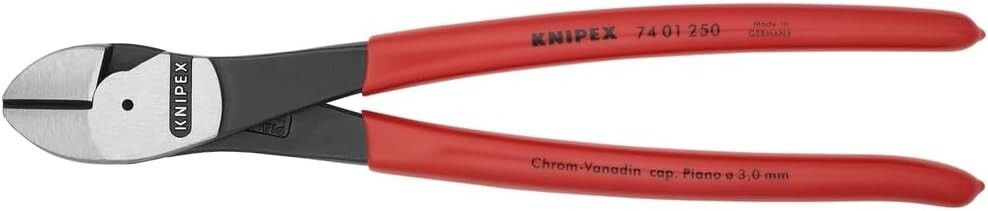 Knipex High Leverage Diagonal Cutters 10" 74 01 250 NEW
