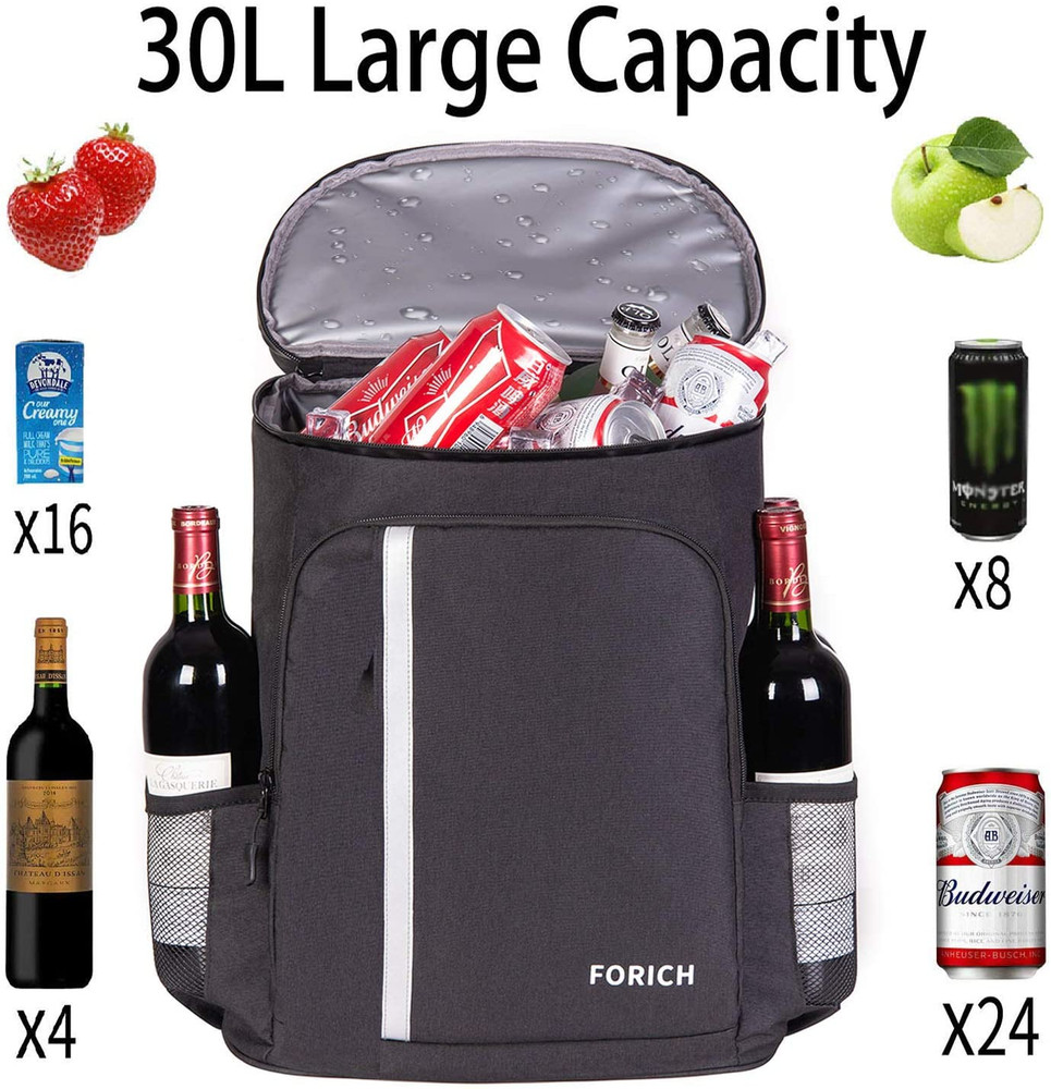 Backpack Cooler Leakproof Insulated Waterproof Backpack Cooler Bag, Lightweight