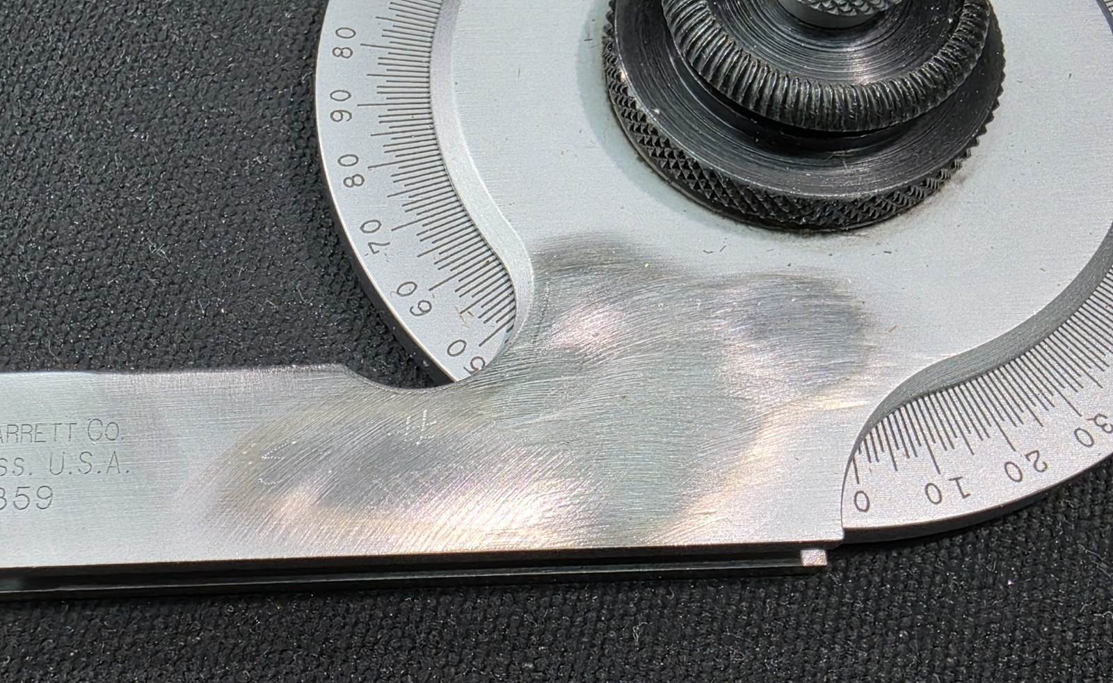 Starrett C359 Precision Universal Bevel Vernier Protractor 7" & 12" Blades