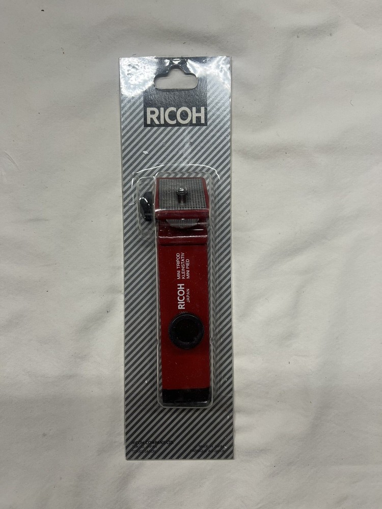 Ricoh Mini Tabletop Tripod Red Made In Japan