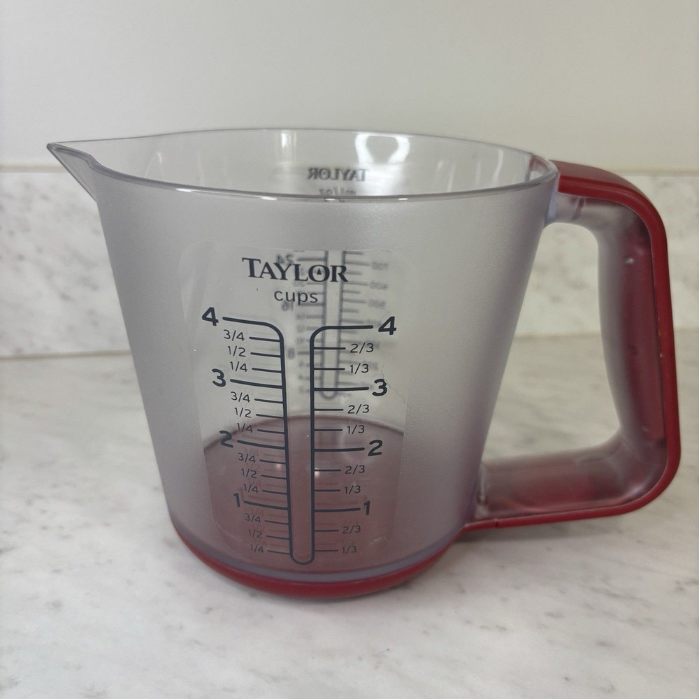 Taylor Measuring Cup Digital Scale Red 4 cup for baker Williams Sonoma
