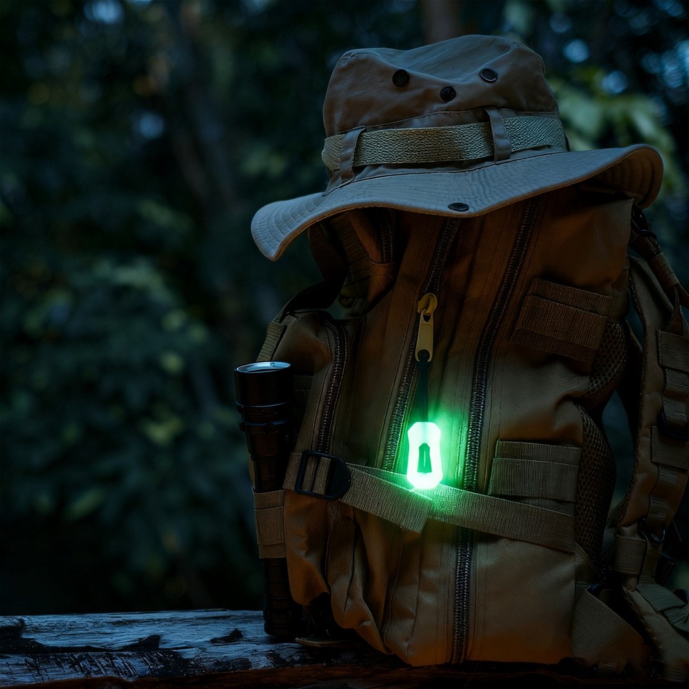 20pcs Luminous Zipper Pulls, Anti-Lost Zipper Puller Head, White