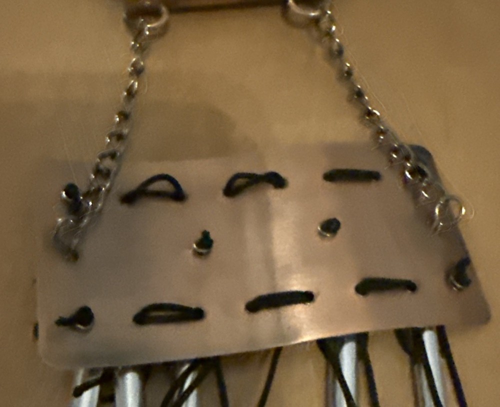 Copper Sailboat Wind Chime 15"