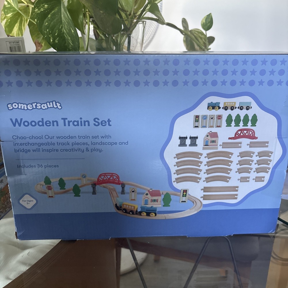 Somersault Wooden Train Set Complete