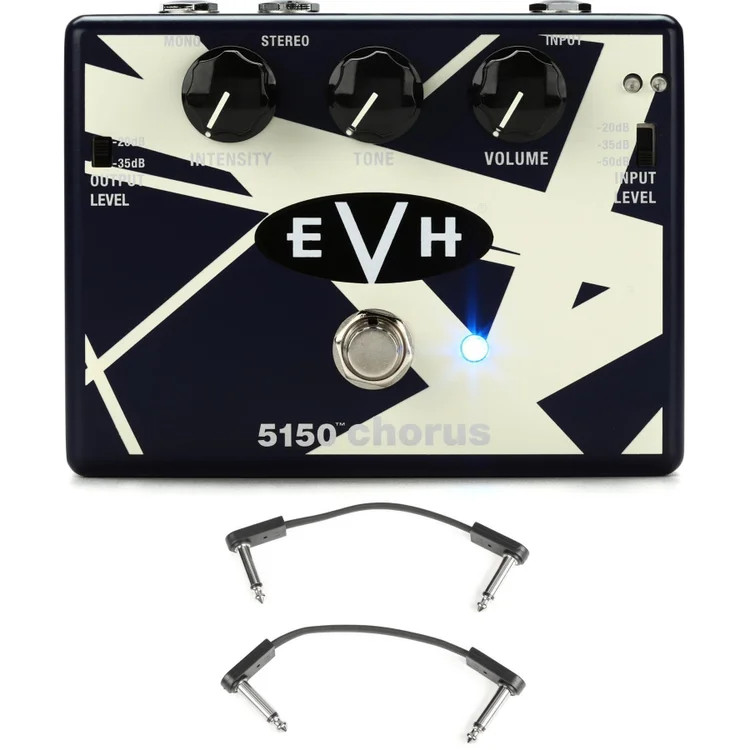 MXR EVH 5150 Chorus Pedal with EBS Patch Cables