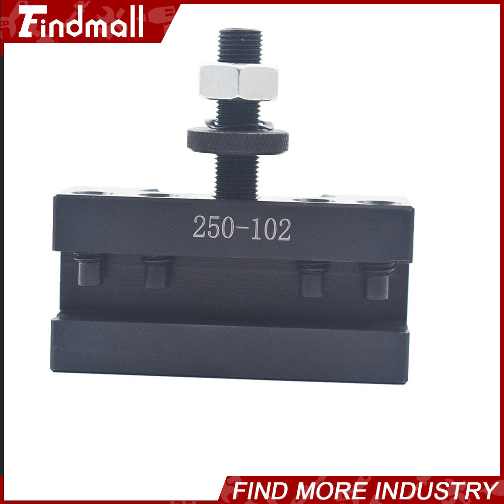 6Pcs Swing Dia 12" AXA Size 250-111 Wedge Type Quick Change Tool Post Set