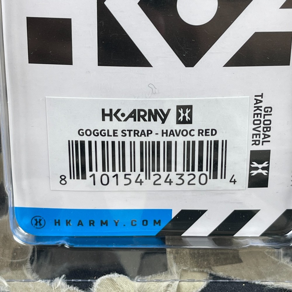 NEW HK Army Universal Goggle Strap - Havoc - Red