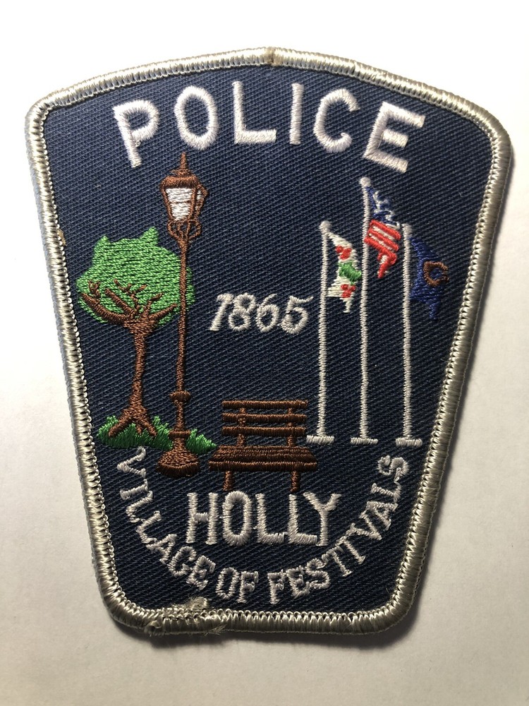Holly Michigan Police Patch