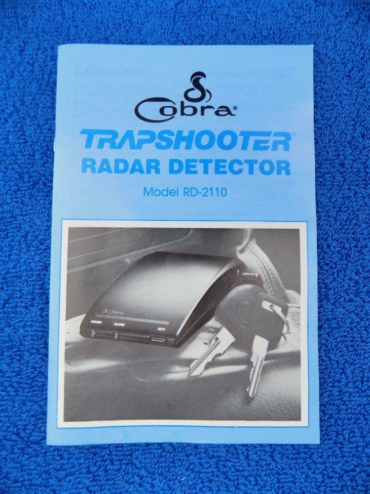 Cobra Trapshooter Radar Detector RD-2110