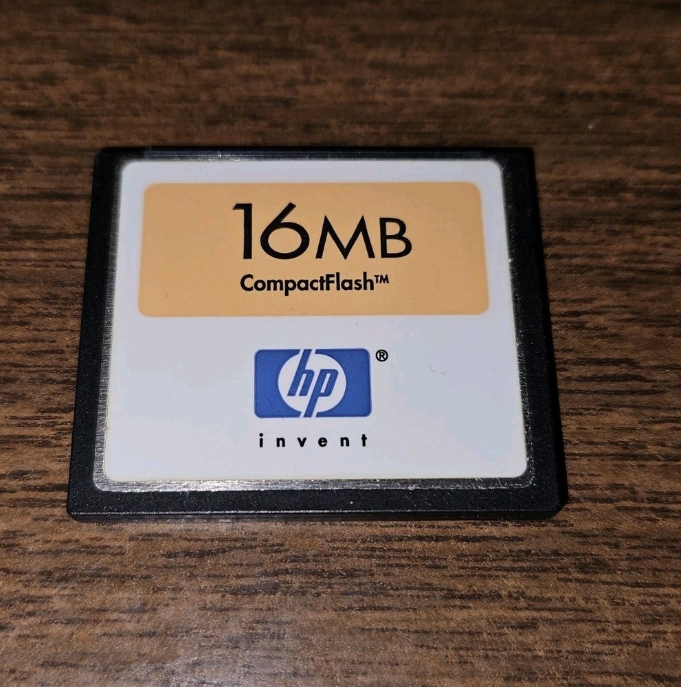 HP Invent 16 Mb Compact Flash Camera Memory Card - Hewlett Packard Compactflash