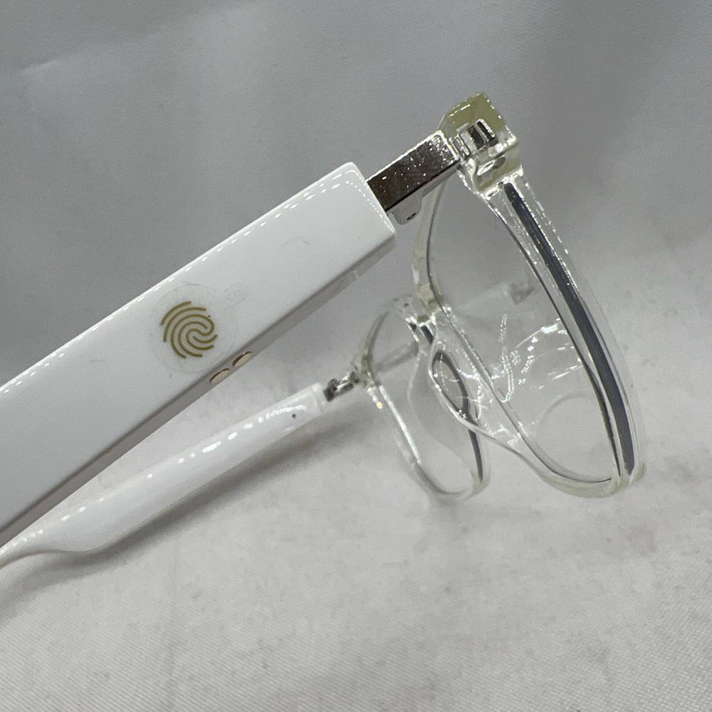 Yance Bluetooth Enabled Smart Glasses - Blue Light Blocking w/Audio Clear White