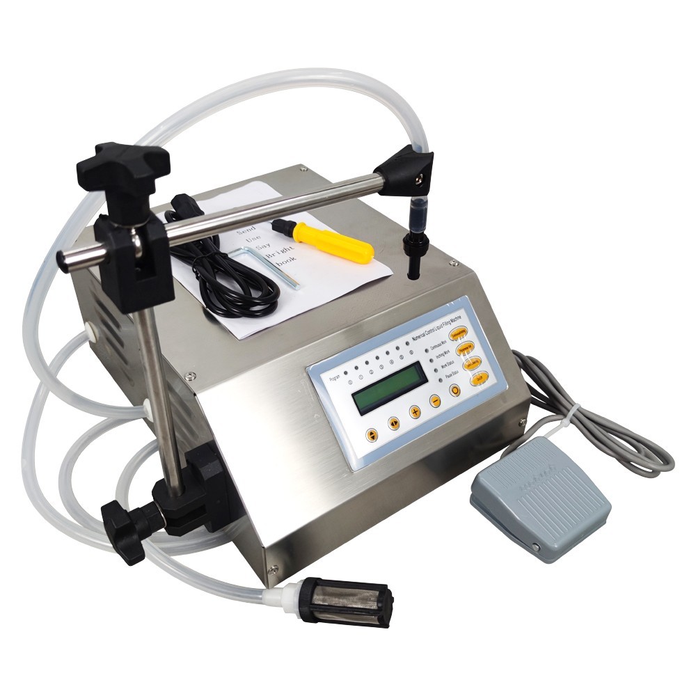 Semi-Automatic Liquid Filling Machine Automatic Counting LCD Display 110V