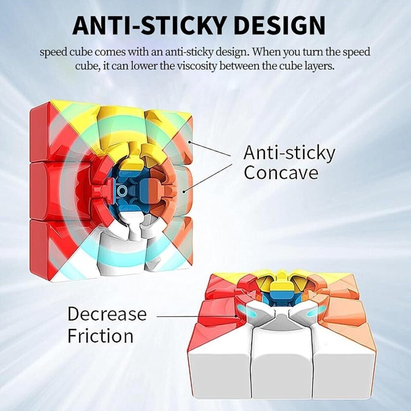 Xtimer Cube 3x3 3D by Xtimer Cube Toy Puzzle
