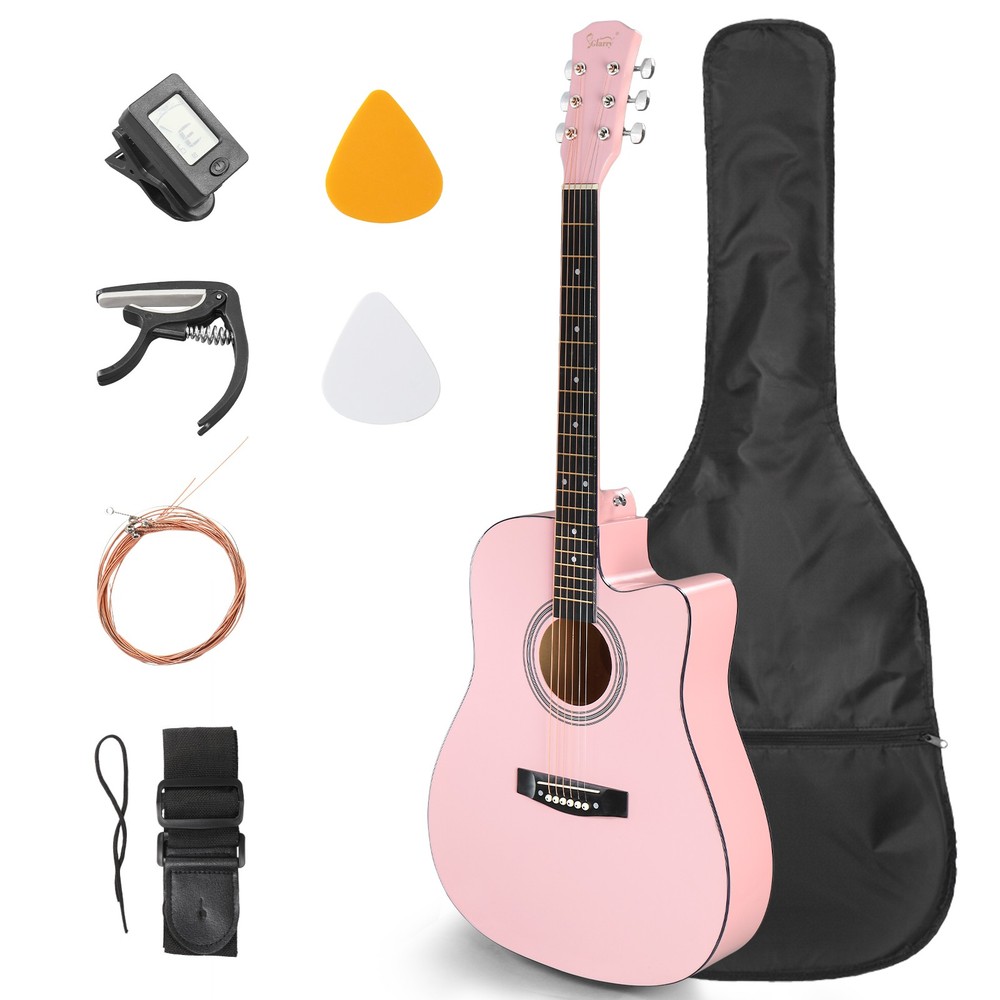 41-inch Beginner Acoustic Guitar Package - Starter Bundle Kit & Accessories