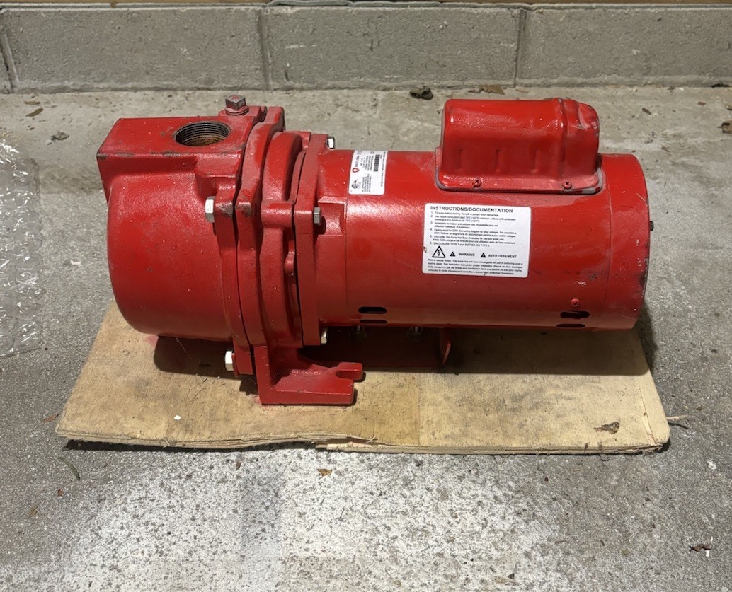 Red Lion Sprinkler Pump RL-SPRK200-BR Sprinkler Pump 2.0 HP *UNTESTED*
