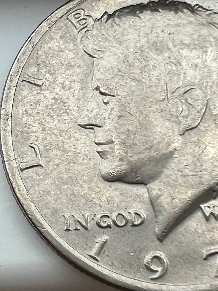 RARE 1972 Kennedy Half Dollar - No Mint Mark, Multi Errors