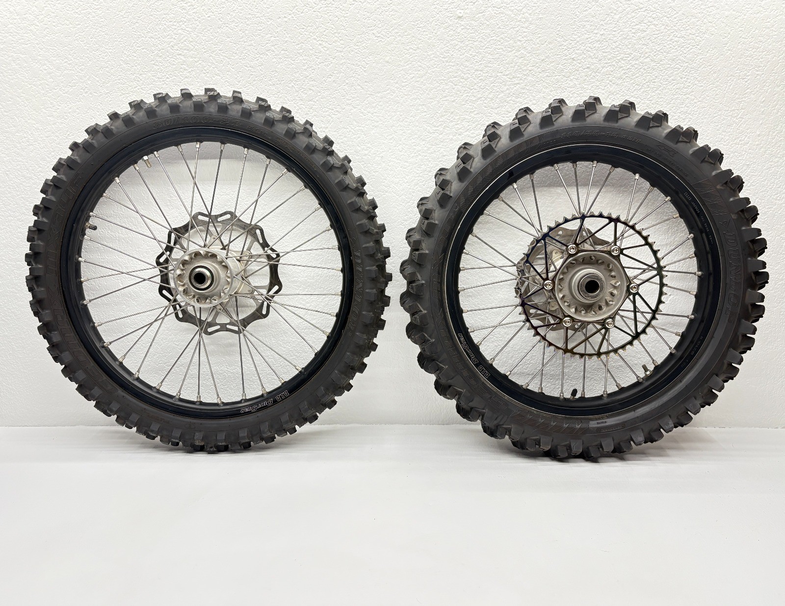 DID Wheel Set Front Rear 21/19 Fits Husqvarna FC350 2019-2022 Rim Sprocket Hub ✅