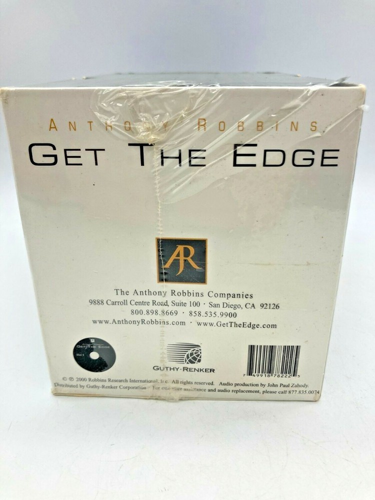 ANTHONY ROBBINS Get the Edge A 7-Day Program To Transform Your Life (10 CD Set)