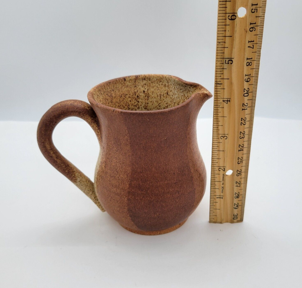 Anspach Pottery Small Pitcher Signed and Numbered 52/321