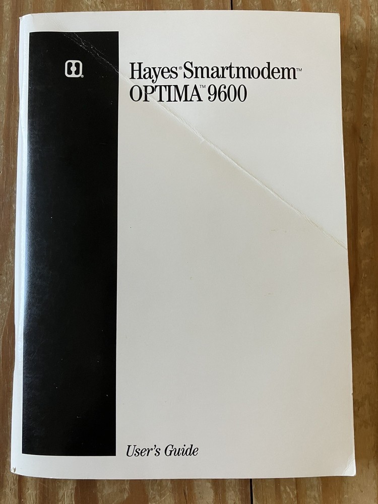 Hayes Smartmodem OPTIMA 9600 User’s Guide - 98-00972 AA G11
