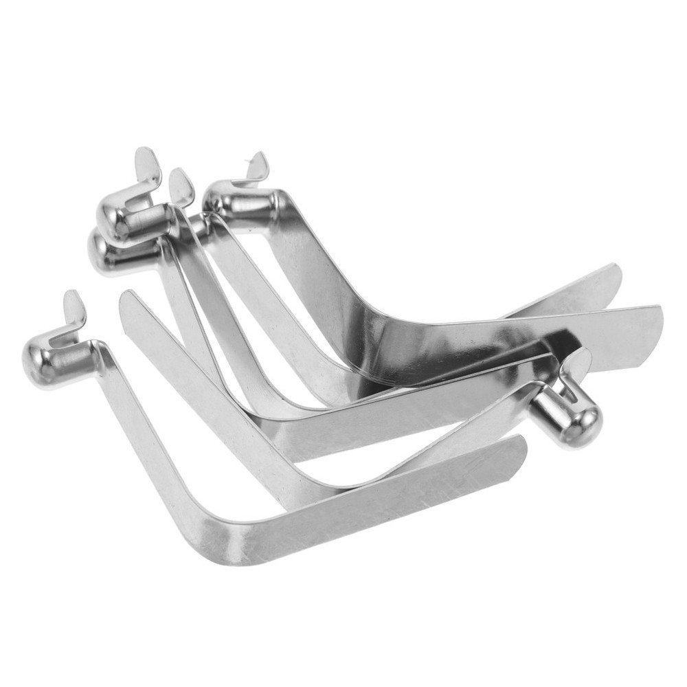 6 Pcs Clips for Paddle Tent Pole Push Button Spring Boat Docking