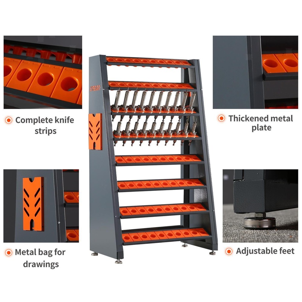 Cnc Tool Rack Multifunctional CNC Tool Holder CAT40 Tools Holder(Accessories)
