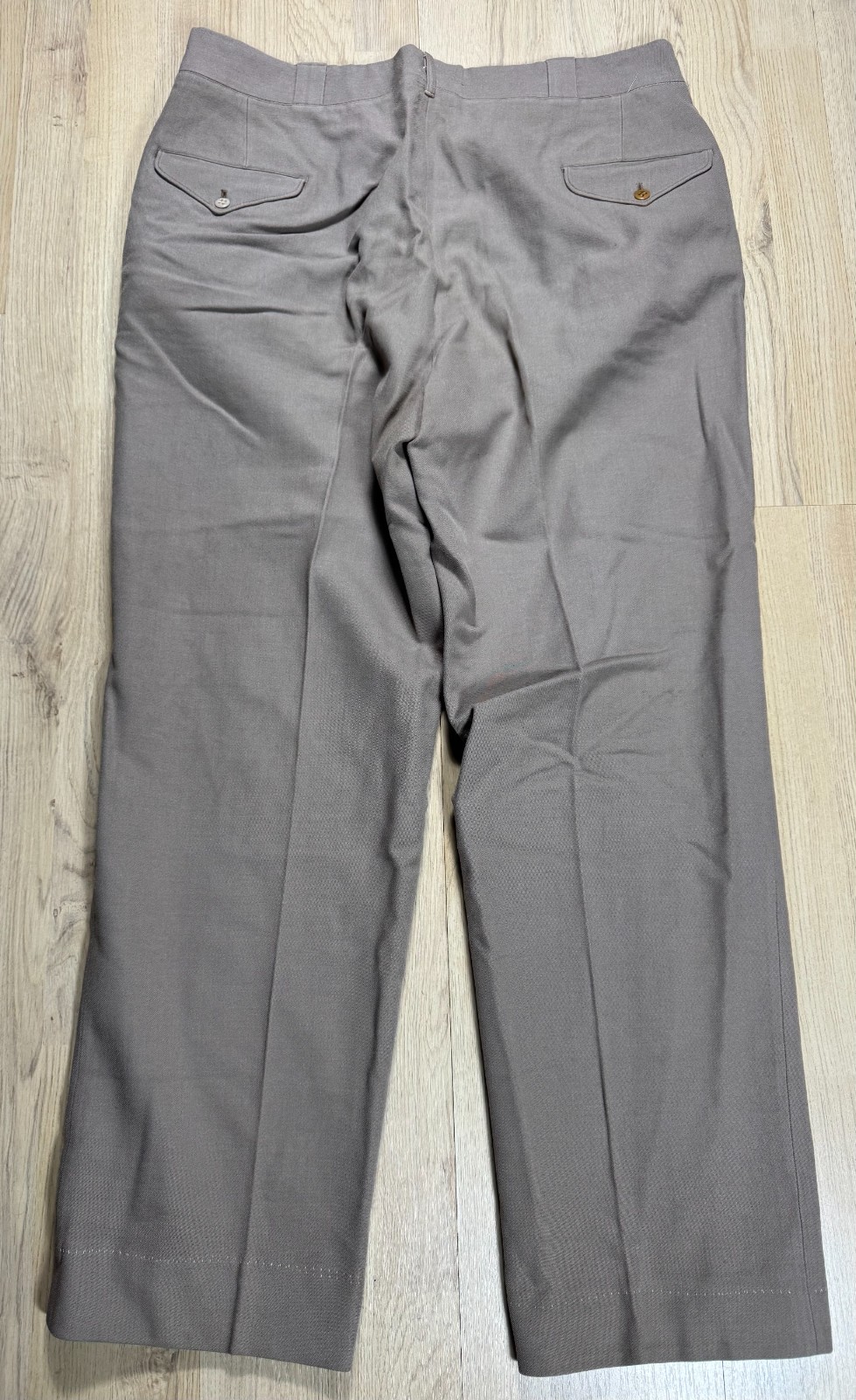 Vintage WW2 era US Army Wool Pink Officer Trousers Pants Military Uniform NAMED