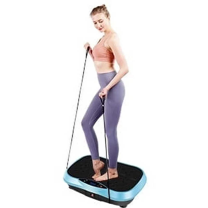 Vibration Plate Exercise Machine with Exercise Bands and Remote Control for Ab &