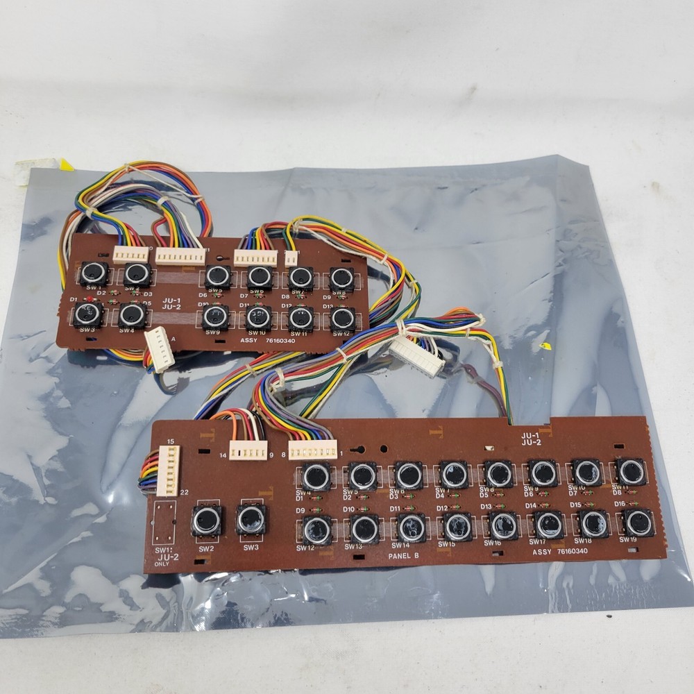 Roland Alpha Juno 1+2 Switch Control Panel A + B 76160340 sy1