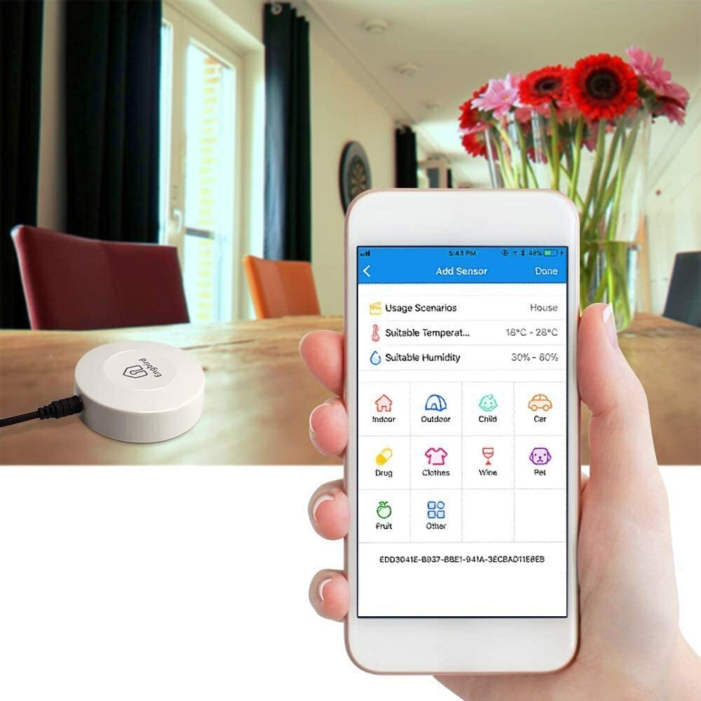 Inkbird IBS-TH1 Thermometer Hygrometer Wireless Temperature Recorder Bluetooth